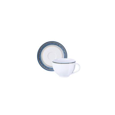 Conjunto Xícara E Pires De Chá Tramontina Nix Em Porcelana Decorada 250 Ml 2 Peças Tramontina