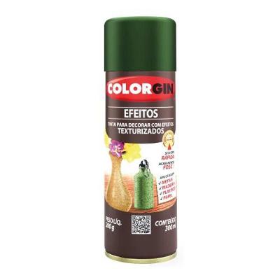 Spray Texturizado Musgo 300ml - Efeitos Para Papelão, Madeira, Mdf E Metais - Colorgin