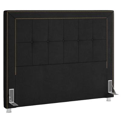 Cabeceira Casal King 195Cm Paolla P02 Preto