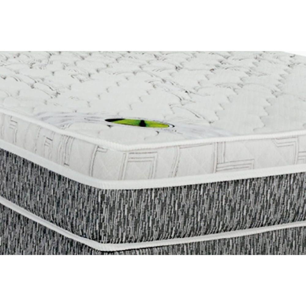 Cama Box Casal: Colchão Molas Ensacadas Luckspuma MasterPocket Aspen + Base CRC Suede Gray(138x188) - 4