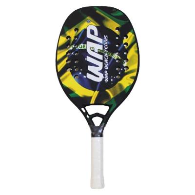 Raquete Beach Tennis Profissional Wbt Brazilian 2021 Com Fibra De Carbono E Kevlar