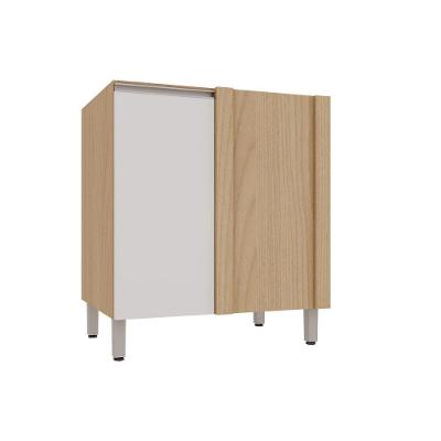 Balcão Canto Reto Sem Tampo 1 Porta 80cm Essenza Andorra