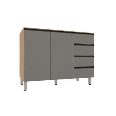 Balcão de Pia Sem Tampo  2 Portas 4 Gavetas Essenza Andorra