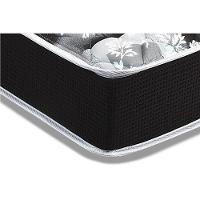 Cama Box Solteiro: Colchão Espuma D45 Luckspuma Gran Luck Black Pró Saúde + Base CRC Suede Black(88x188) - 4
