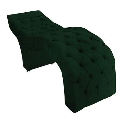 Maca Estofada Estética Cílios Salão Spa Suede Maiara Verde