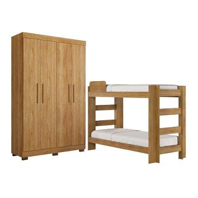 Quarto Infantil Completo Théo Tigus Baby Amadeirado