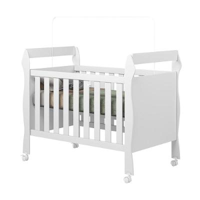 Berço Mini Cama 3 Em 1 Soninho 100% Mdf Tigus Baby Branco