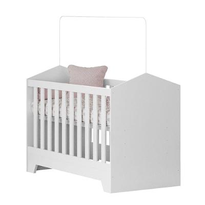 Berço Mini Cama 100% Mdf Duda Quarto De Bebê Tigus Baby Branco