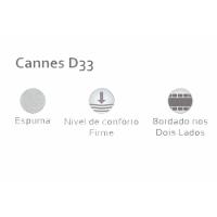 Cama Box Solteiro: Colchão Espuma D33 Herval Cannes + Base Crc Courano Clean(88X188) - 4