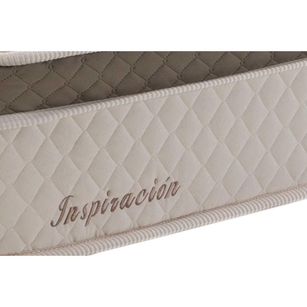 Cama Box Queen: Colchão Molas Bonnel Herval Inspiracion + Base CRC Courano Branco(158x198) - 2