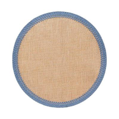 Jogo Americano Copa E Cia Avulso Brazil Nature Circular Azul