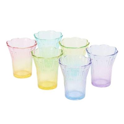 Jogo De 6 Copos 240ml Coloridos La Vittra Colorido