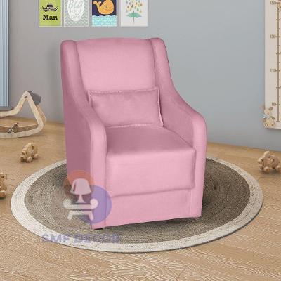 Poltrona Para Amamentação Glamour Com Almofada Rosê