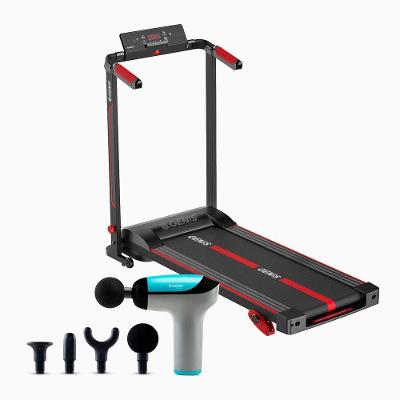 Esteira Ergométrica Dobrável Gt 500 Genis E Genis Relax Pistola De Massagem Therapulse Bivolt