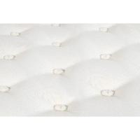 Cama Box Solteiro: Colchão Molas Castor Pocket Kingdom Aloe Vera + Base CRC Courano White(88x188)