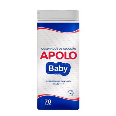 Algodão Quadrados Baby Com 70 Unidades Apolo