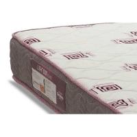 Cama Box Solteiro: Colchão Espuma Ortobom D28 Light + Base CRC Suede Brown(88x188) - 2