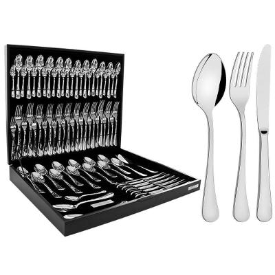 Faqueiro Tramontina Zurique Em Aço Inox Com Estojo De Madeira 76 Peças 66986304