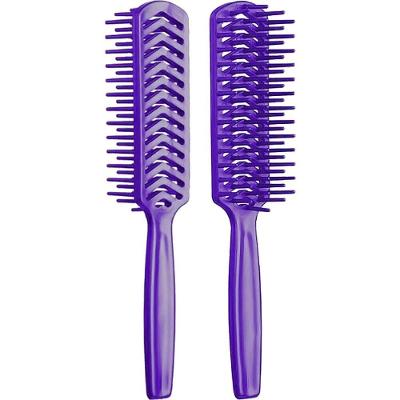 Santa Clara - Escova Plástica Jacaré Simples Para Cabelo Roxa