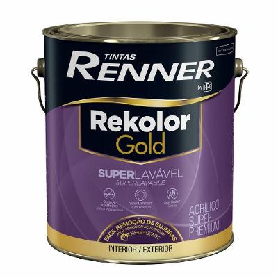 Tinta Rekolor Gold Branco Superlavável Renner 3,2 Lts