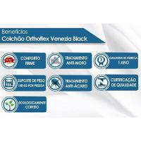 Cama Box Baú C/Auxiliar Solteiro: Colchão Molas Orthoflex Bonnel Venezia Black + Base Black(88X188) - 5