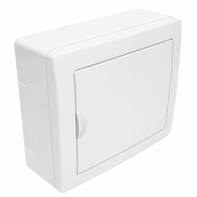 Quadro de Distribuição de Sobrepor Para 6 Disjuntores Nema Ou 8 Din Porta Branca Reversível 3213