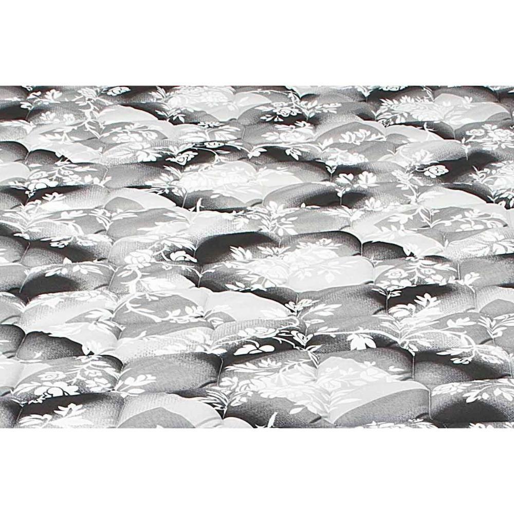 Cama Box Baú Casal: Colchão Espuma Luckspuma D28 Celebrity Pro + Base CRC Suede Black(138x188) - 2