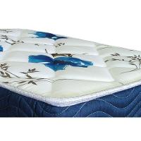 Cama Box Baú Queen: Colchão Anatômico Ortobom D28 / EP ISO 60 Super Firme + Base CRC Courano White(158x198)