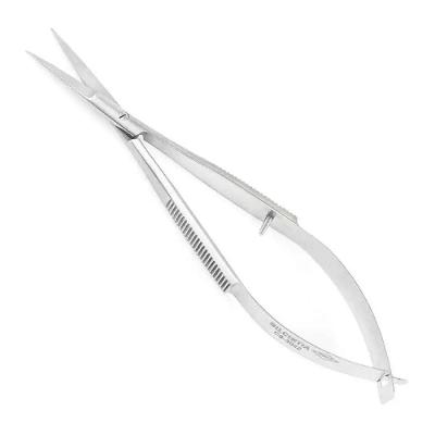 Tesoura Para Sobrancelha Reta Prata Dilcintia