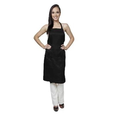 Avental Cetim Preto Longo Com bolso 1888 Santa Clara