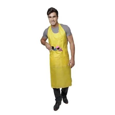 Avental Longo Nylon Com Bolso Amarelo 1904 Santa Clara