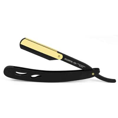 Navalhete Preto Com clip Dourado Dilcintia