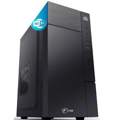 Computador Tob Intel Core I3 10100f Com Rede Sem Fio Ssd 120gb Memória 4gb Vga 1gb Windows 10 Trial Desktop Pc Cpu