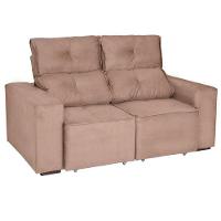 Estofado Adapt 2 Lugares Retrátil E Reclinável Espuma D23 Paraná Marrom - 1