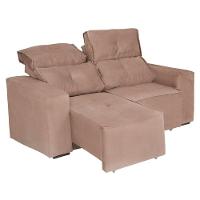 Estofado Adapt 2 Lugares Retrátil E Reclinável Espuma D23 Paraná Marrom