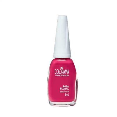 Esmalte Cremoso Colorama Rosa Floral 8ml