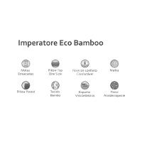 Cama Box c/Auxiliar Casal: Colchão Herval MasterPocket Imperatore Eco Bamboo + Base CRC Courano Branco(138x188) - 3