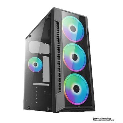 Gabinete Gamer Brasil Pc Bpc-c3147 Sem Fonte 3 Fans