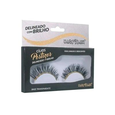 Cílios Postiços Dourado Cl6-5r Macrilan