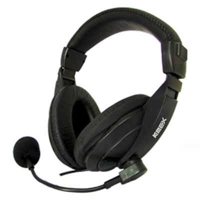 Headset K-mex Ars-7500 C/ Microfone Preto