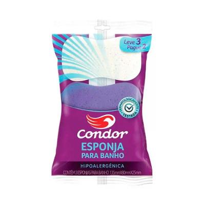 Esponja De Banho Basic Condor Leve 3 E Pague 2 Ref 8301