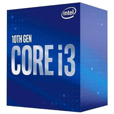 Processador Intel Core I3-10100, 3.6ghz Cache 6mb, Quad Core, 8 Threads, Lga 1200 - Bx8070110100f