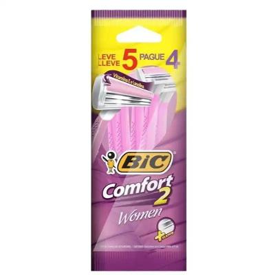 Aparelho De Depilação Bic Comfort 2 Women Com 5 Unidades Leve 5 Pague