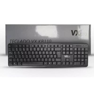 Teclado Duex Usb Vxkb110 Com Fio Preto
