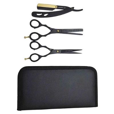 Kit Barbeiro Aço Inox 6.0 Black Dilcintia