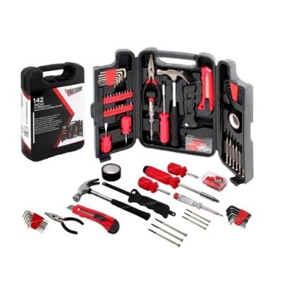Jogo De Ferramentas 142 Peças Completo Maleta Com Chaves E Soquetes