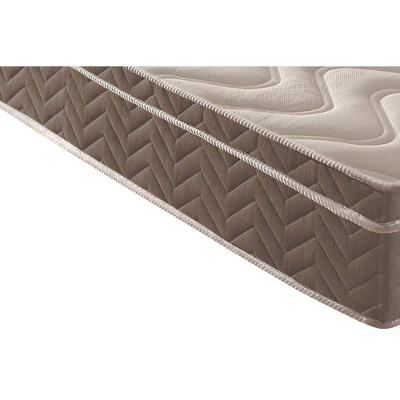 Cama Box Baú Queen: Colchão Espuma D33 Paropas  / EP Confort Ultra Firme + Base CRC Suede Clean(158x198)