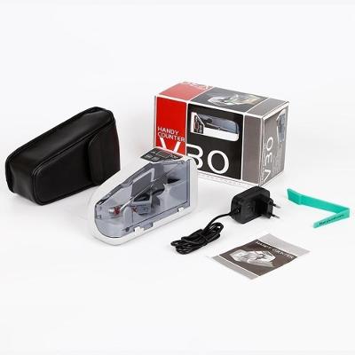 Contador De Cédulas Mini Máquina Profissional Portátil Para Euro Real E Dólar