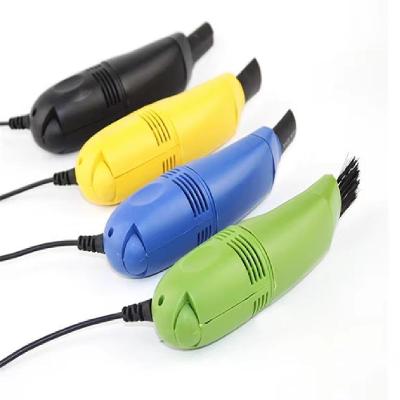Mini Aspirador de Pó Usb Portátil para Teclado Notebook Pc com Escova e Tubo de Sucção