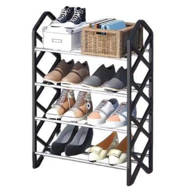 Sapateira 8 Pares Com 4 Prateleiras Organizador Para Sala E Quarto